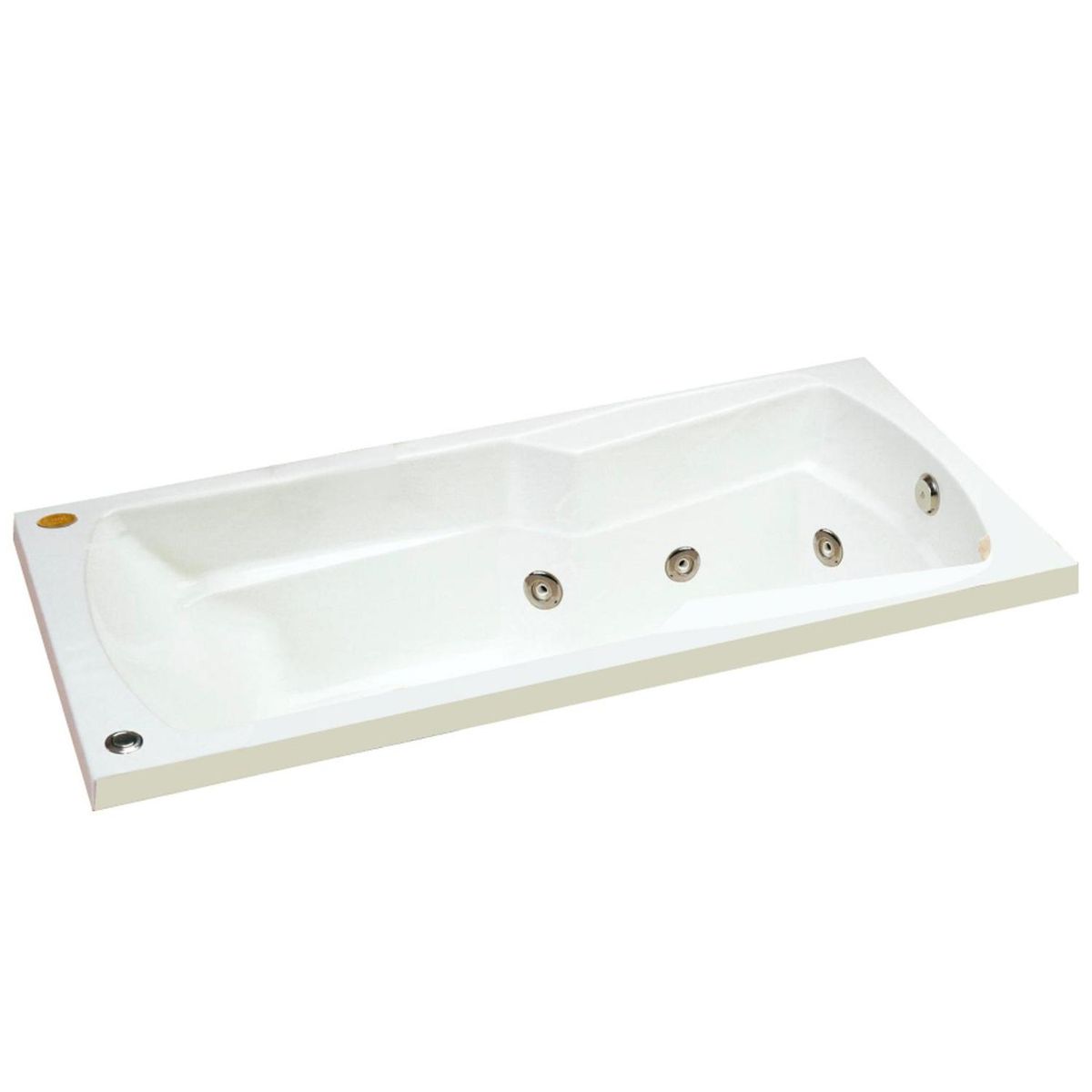 JACUZZI - Tina Hidromasaje 150 x 70 x 45 cm Vantage Derecha 7 Jets