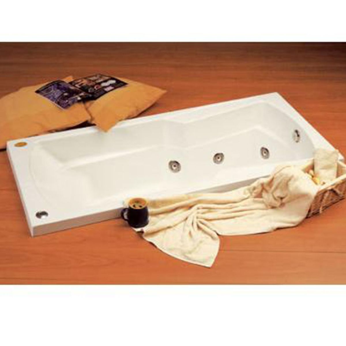 JACUZZI - Tina Hidromasaje 170 x 70 x 45 cm Vantage Izquierda 7 Jets