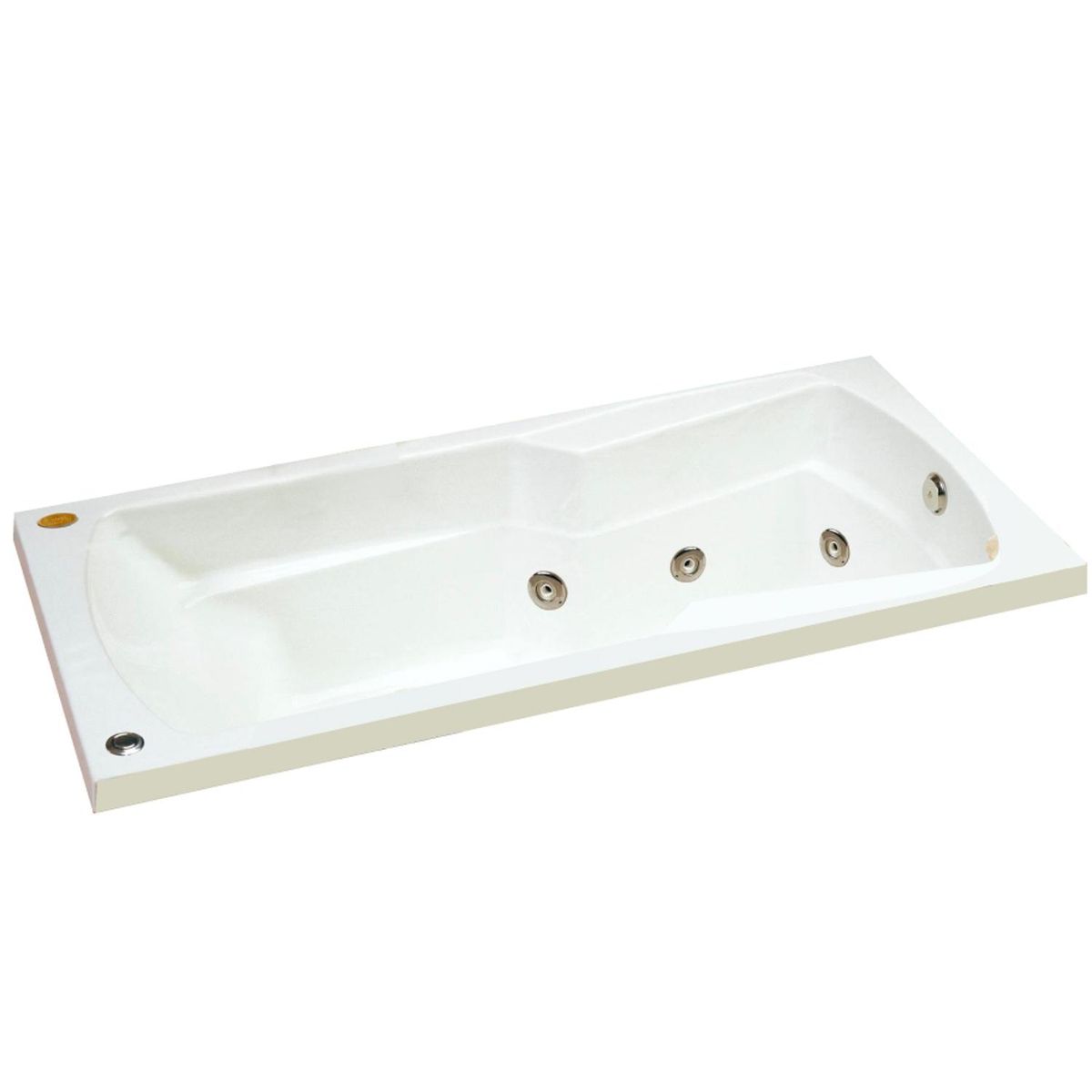 JACUZZI - Tina Hidromasaje 170 x 70 x 45 cm Vantage Derecha 7 Jets