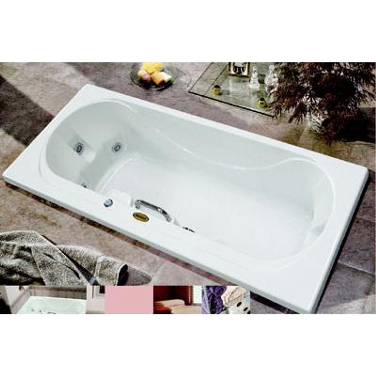JACUZZI - Tina Hidromasaje 170 x 90 x 46 cm Spazia 6 Jets