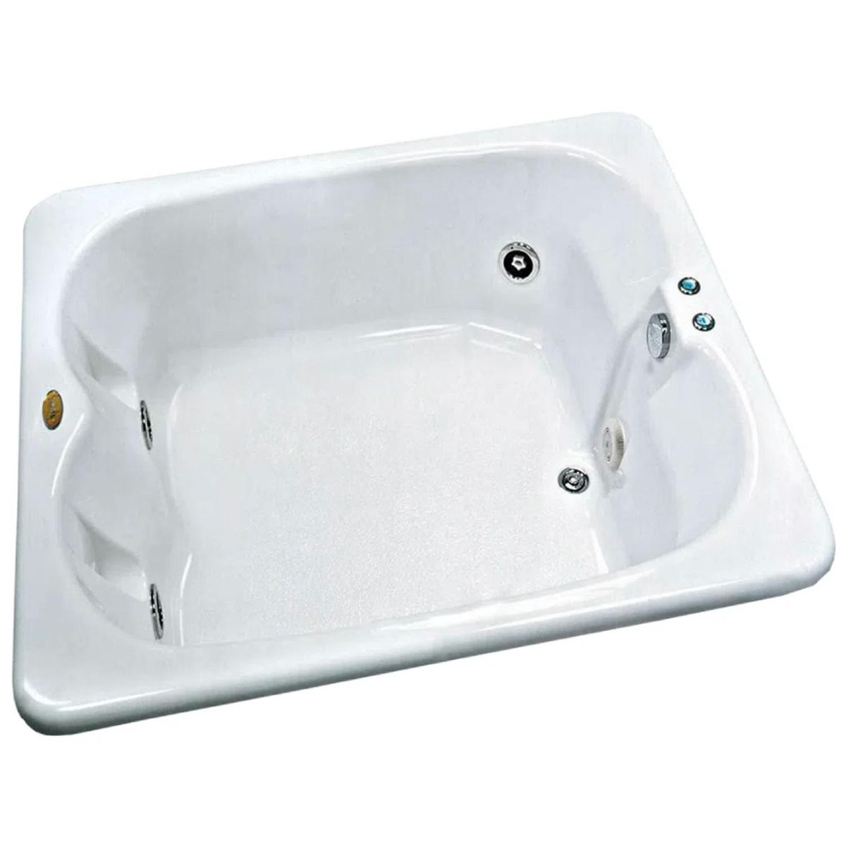 JACUZZI - Tina Hidromasaje 180 x 130 x 45 cm Cetra Izquierda 10 Jets