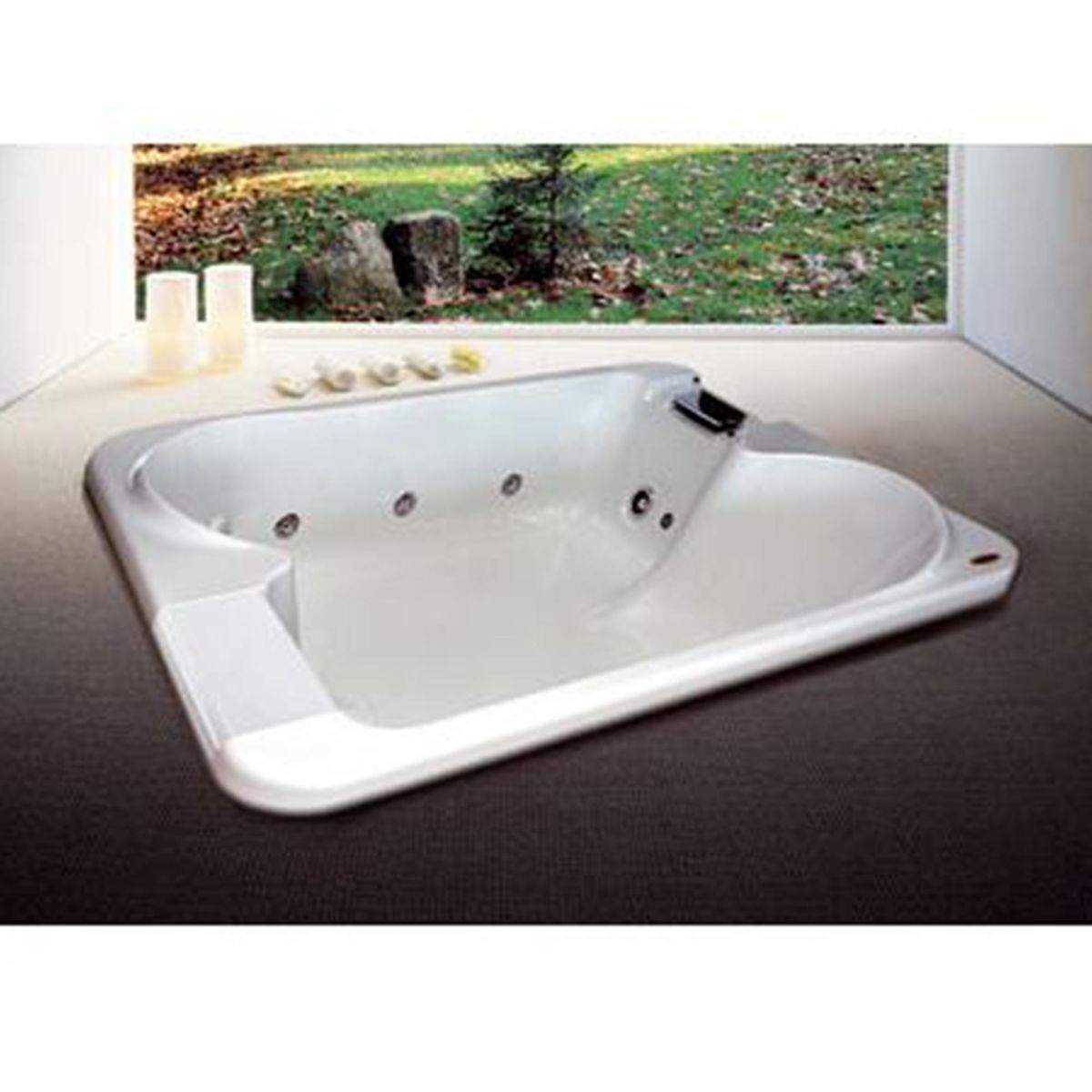 JACUZZI - Tina Hidromasaje 183 x 153 x 51 cm Aura Derecha 10 Jets