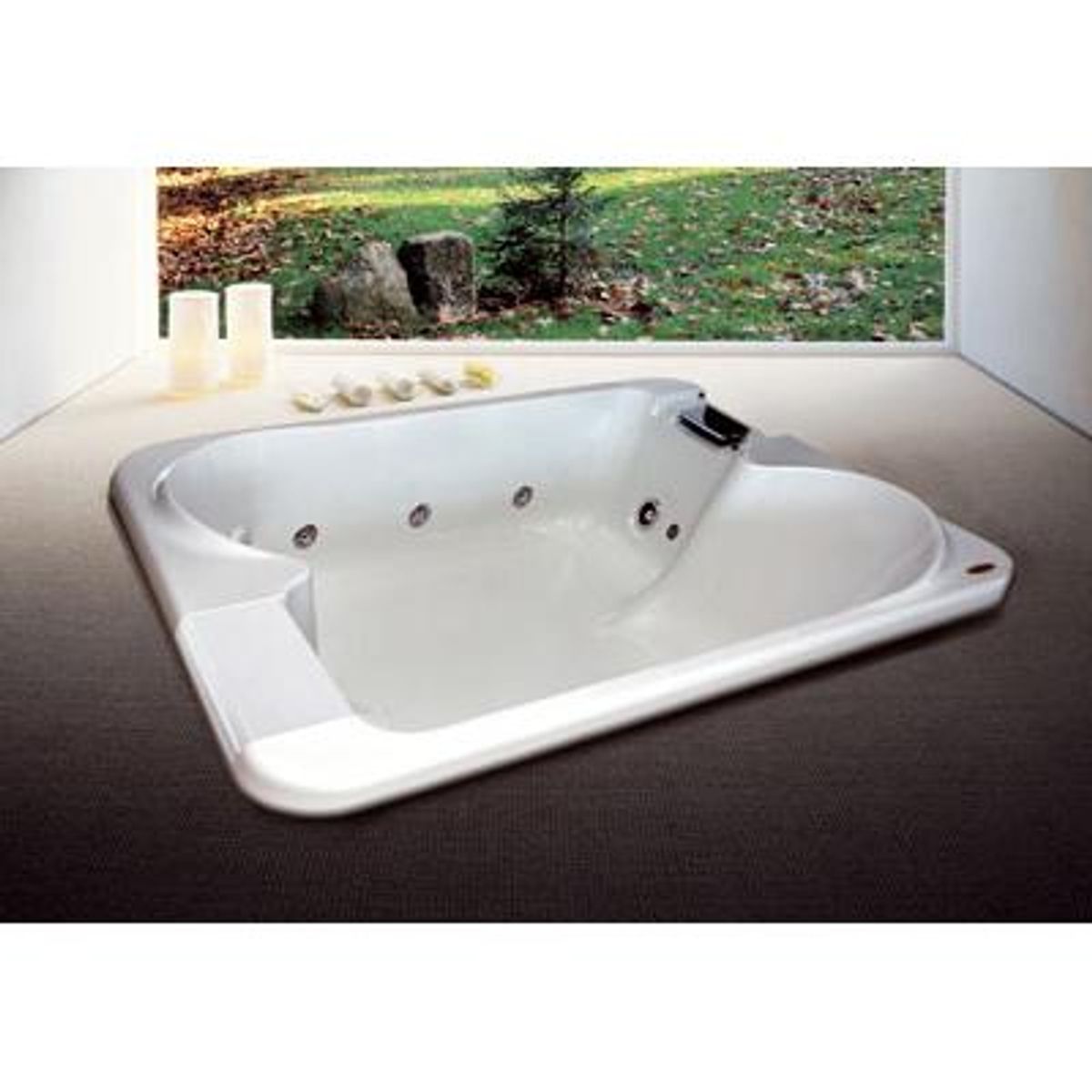 JACUZZI - Tina Hidromasaje 183 x 153 x 51 cm Aura Derecha 10 Jets