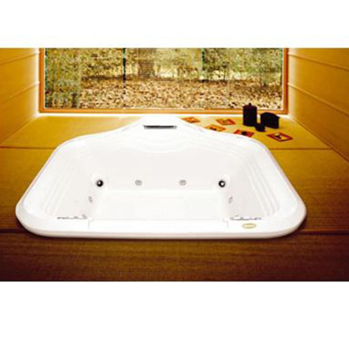 JACUZZI - Tina Hidromasaje 183 x 138 x 56 cm Fontana Izquierda 12 Jets