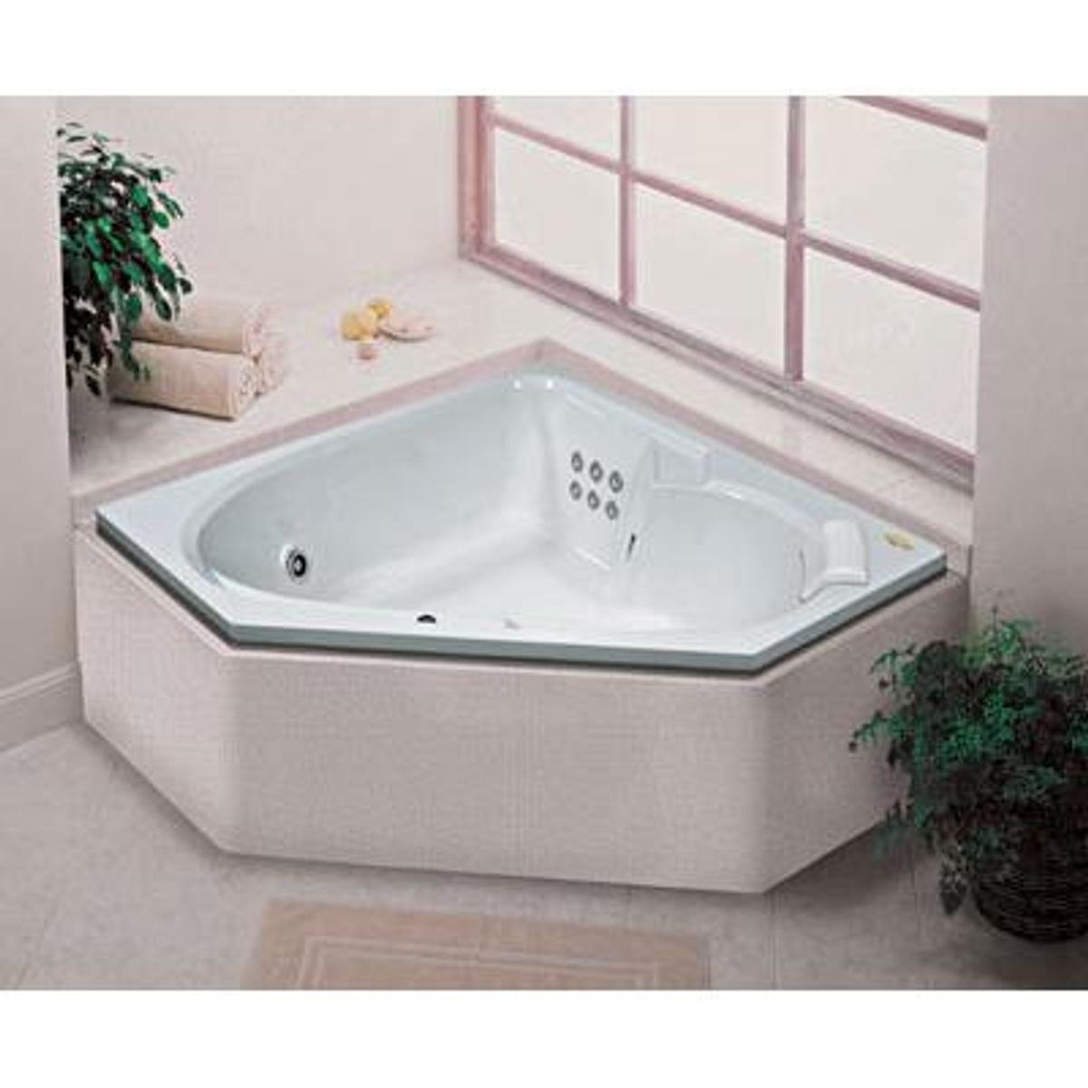 JACUZZI - Tina Hidromasaje 152 x 152 x 50 cm Bionda Derecha 9 Jets