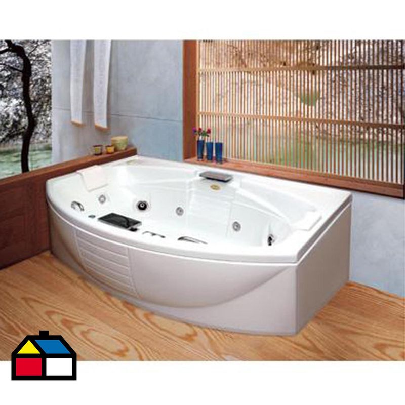 JACUZZI - Tina Hidromasaje 183 x 122 x 65 cm Ciprea Derecha 10 Jets