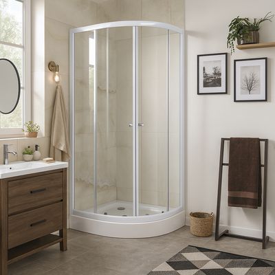 Imagen 2 del producto Shower curvo 200x80x80cm con receptáculo