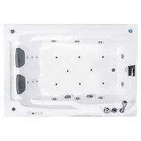 Tina 177x122 cm hidromasaje Lebka full 8 jets derecha