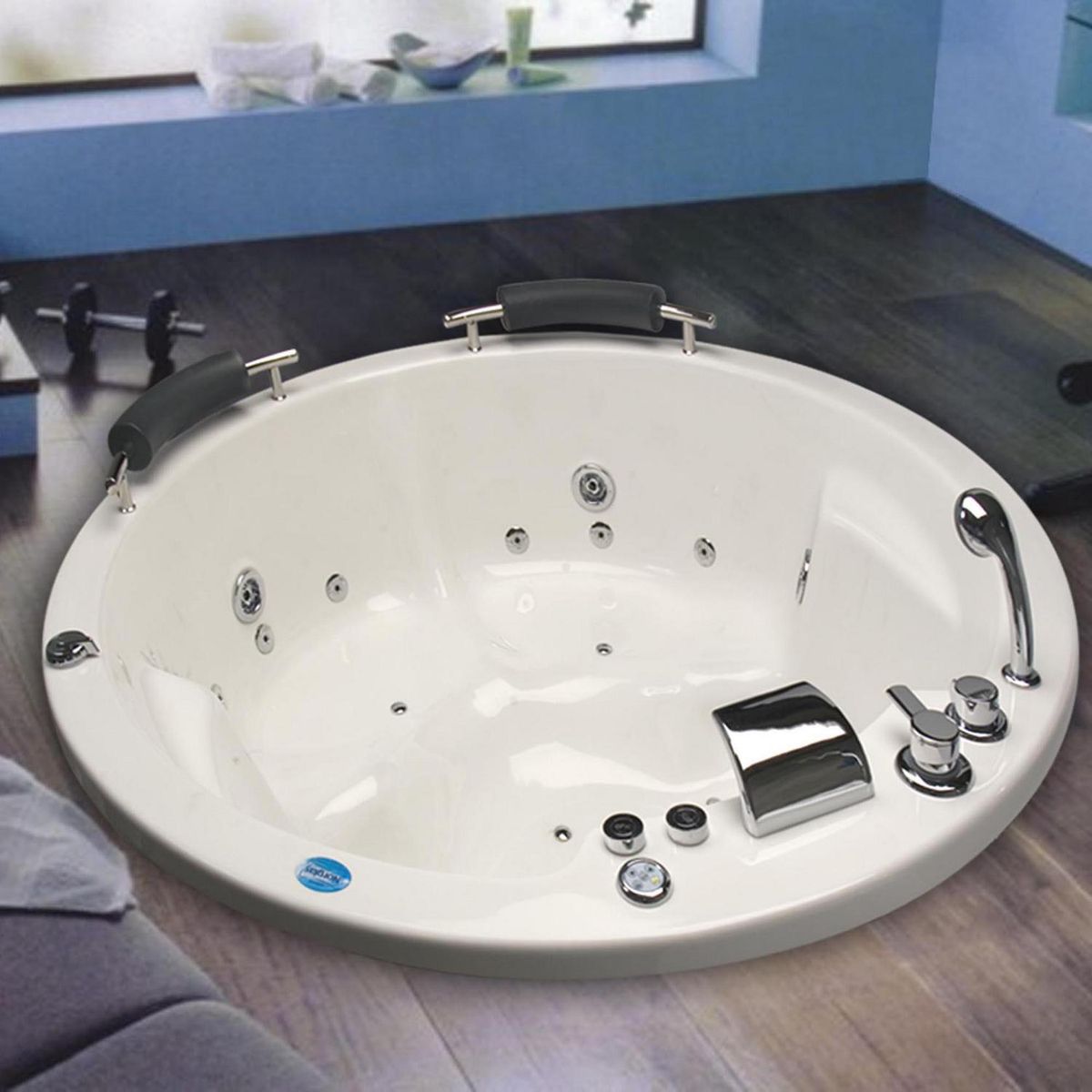 NORGLAS - Tina 150cm diametro hidromasaje Lexus full 8 jets  norglas