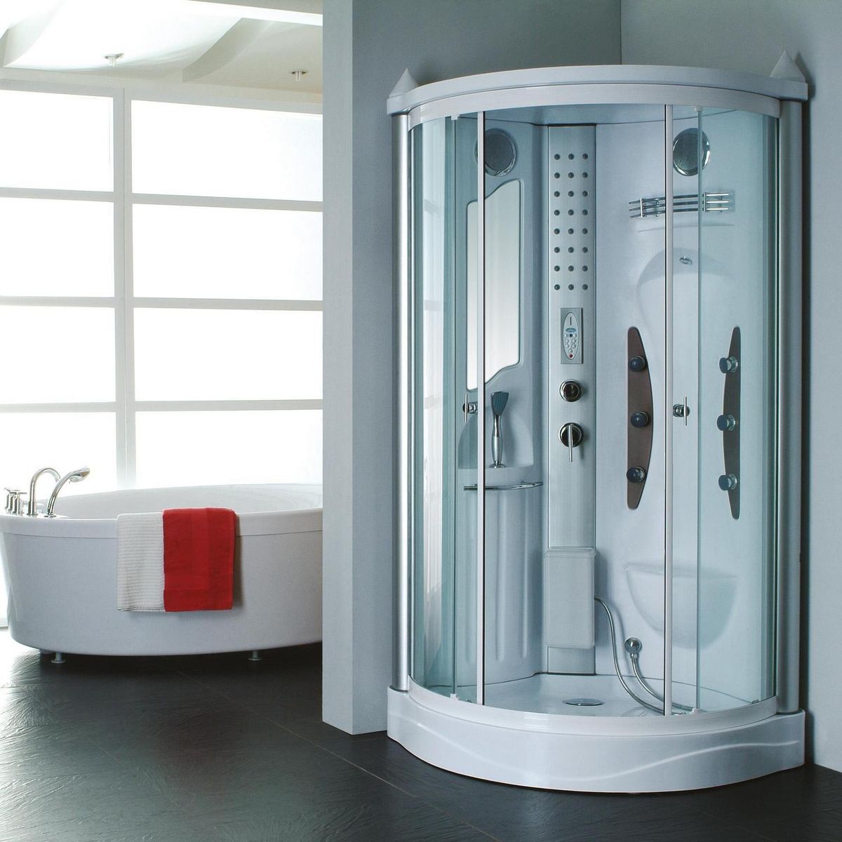 NORGLAS - Cabina de hidromasaje 99x99x210 cm