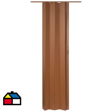 Puerta plegable PVC caoba Tivoli 90 x 200 cm