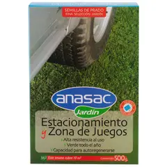 ANASAC - Semilla de Pasto Estacionamientos y Zonas de Juegos 500 gr Caja