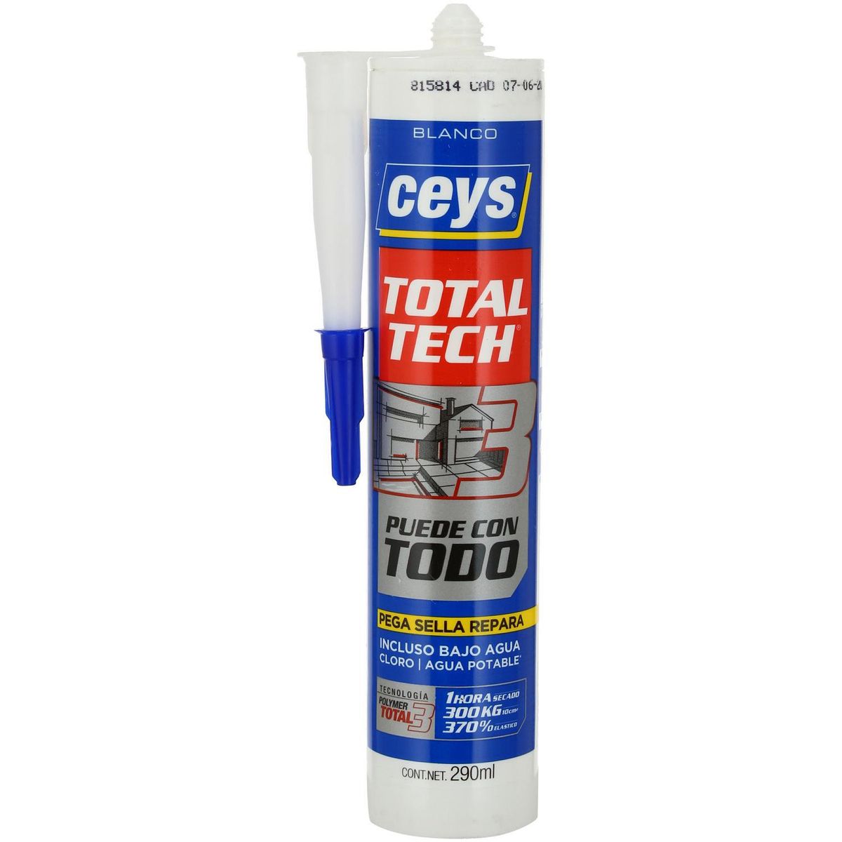 CEYS - Sellador Ceys Multiuso Blanco 290 ml Secado Rápido