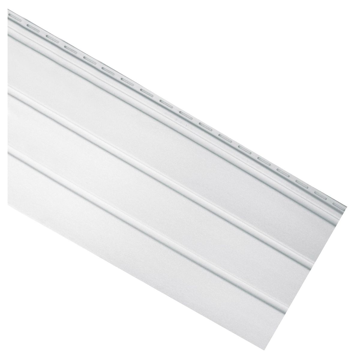 TRANSACO - 0,40 x 3,66 m Perfil bajo alero sólido blanco