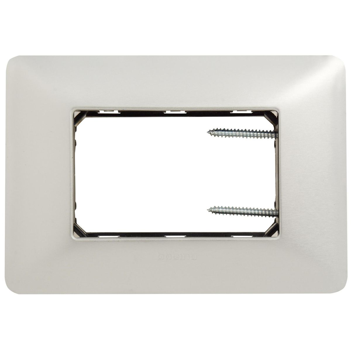 BTICINO - Placa 3 Módulos Aluminio