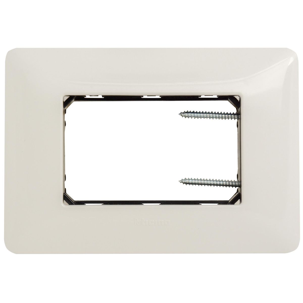 BTICINO - Placa 3 Módulos Blanco