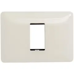 BTICINO - Placa 1 módulo blanco