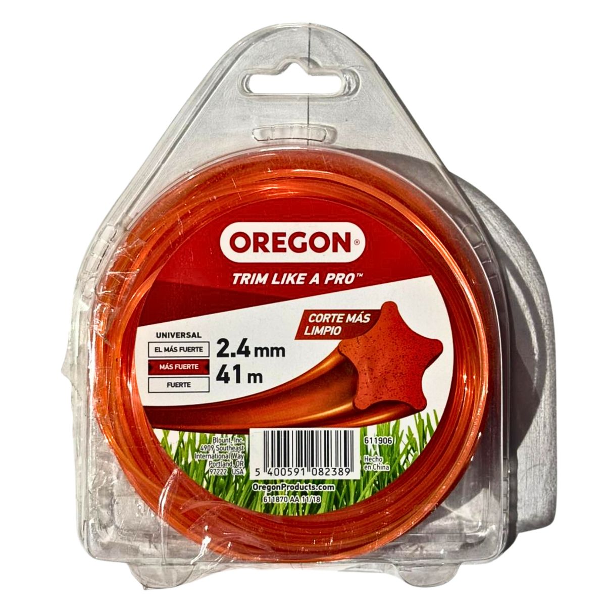 OREGON - Estrella Para Orilladora 2. 4 Mm Largo 41 M