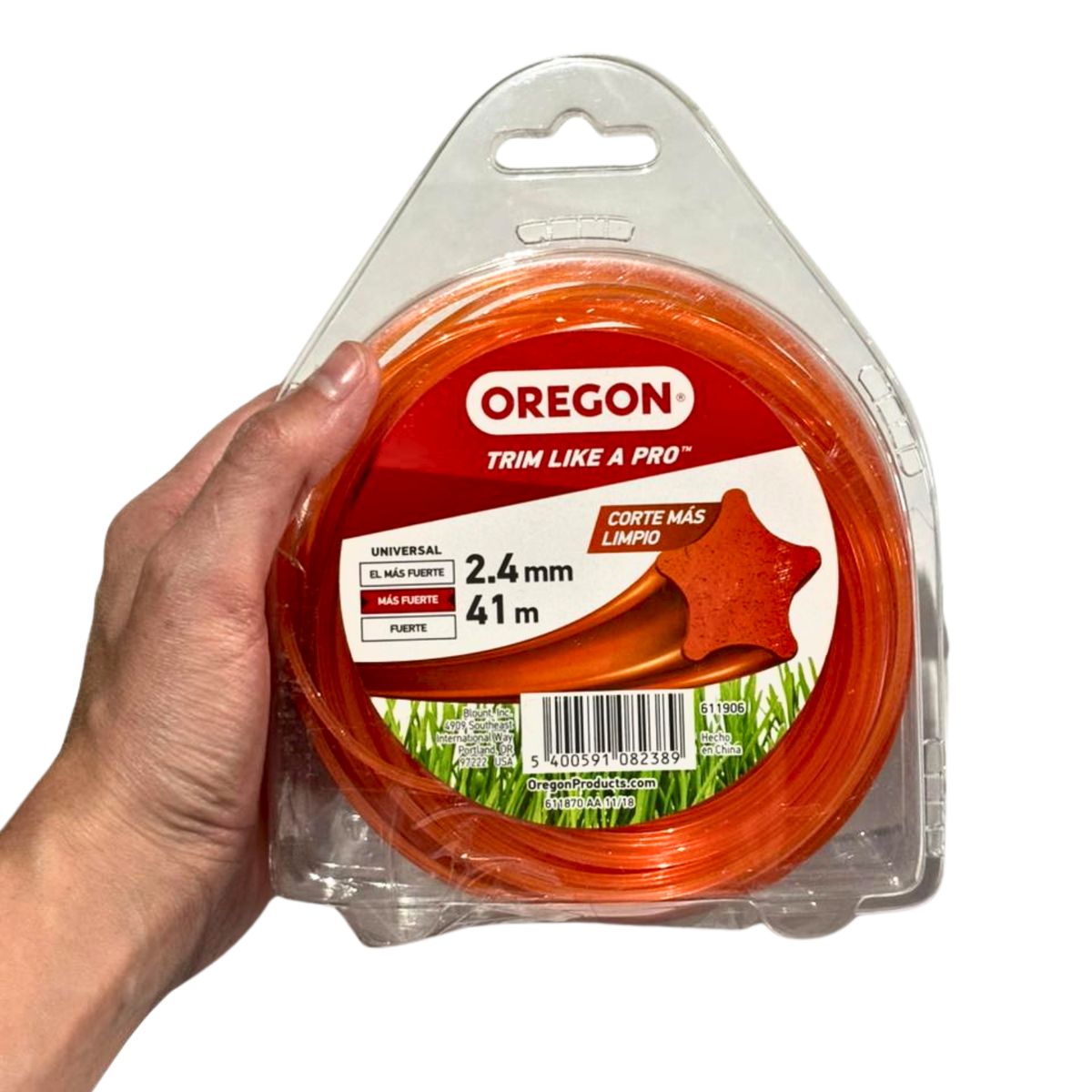 OREGON - Estrella Para Orilladora 2. 4 Mm Largo 41 M
