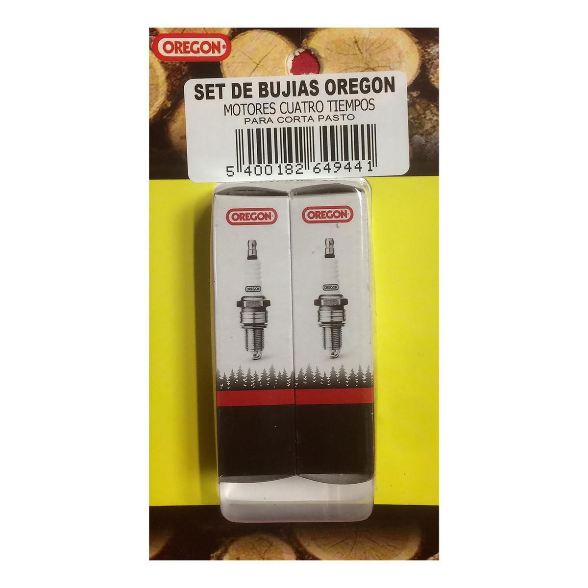 OREGON - Bujía para motor 4 tiempos (2 unidades)