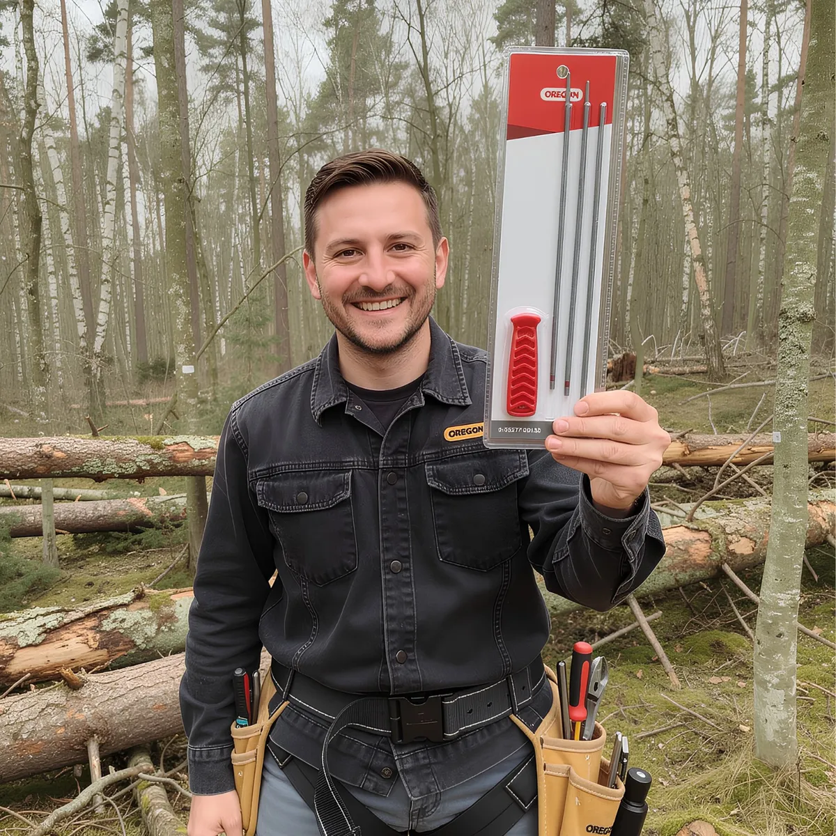 OREGON - Juego De Limas Motosierra 5/ 32 Pulgadas 3 Unidades