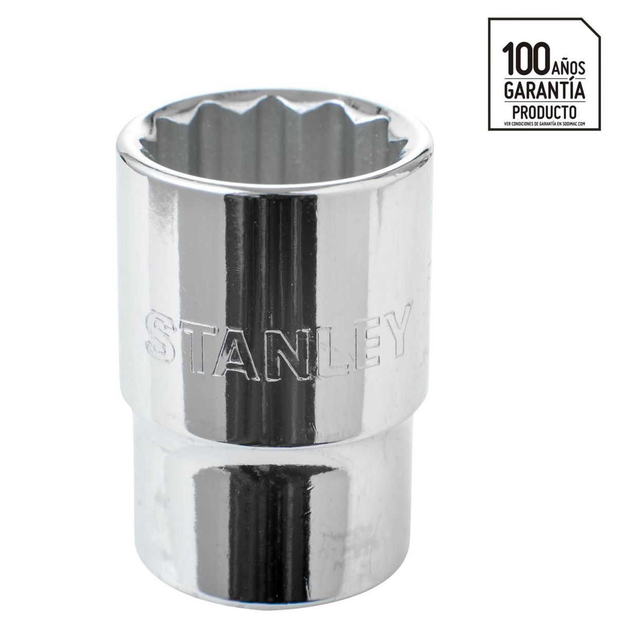 STANLEY - Dado estándar 1/2"x7/16" acero