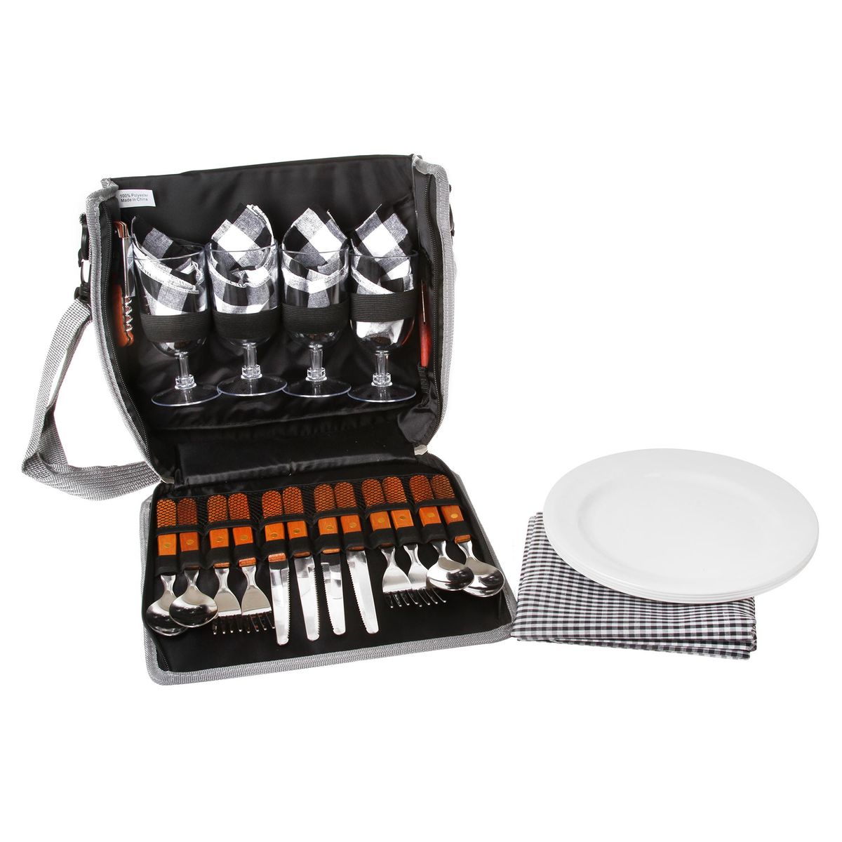 DOITE - Set De Picnic 4 Personas Tipo Maletín