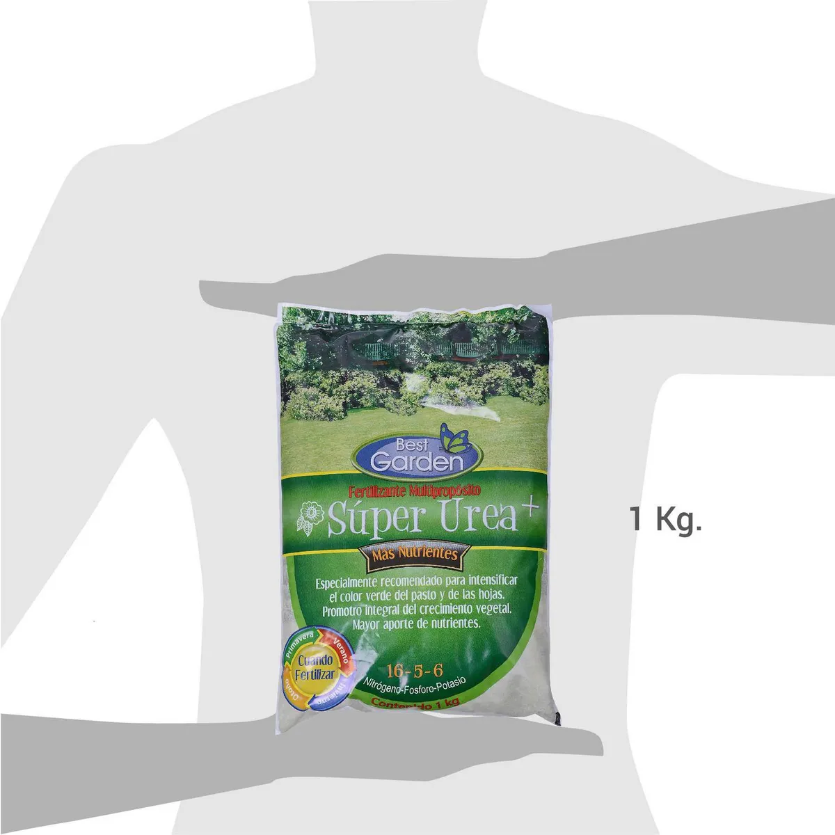BEST GARDEN - Fertilizante para plantas 1 kg bolsa