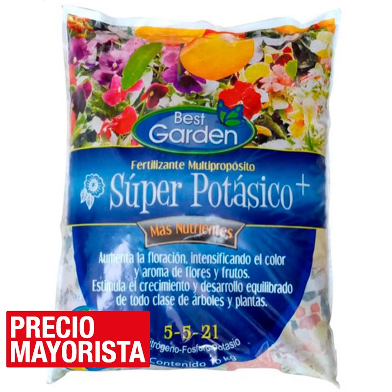 BEST GARDEN - Fertilizante para plantas y árboles 10 kg saco