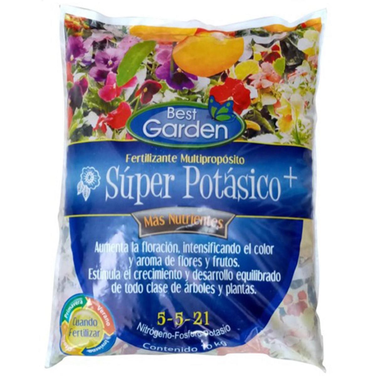 BEST GARDEN - Fertilizante para plantas y árboles 10 kg saco