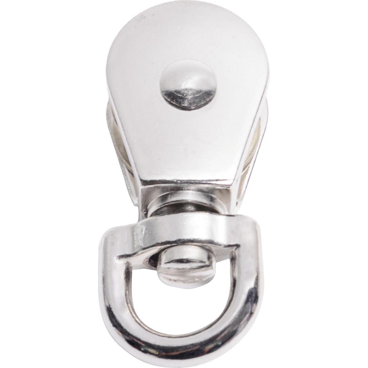 FIXSER - Roldana Simple Cromada 3/ 4 Pulgadas Para Cuerda 1/ 8