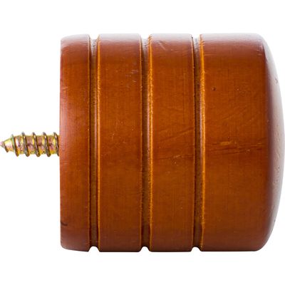 Imagen 2 del producto Set De Terminales Para Barra De Cortina 28 Mm 2 Unidades Chocolate