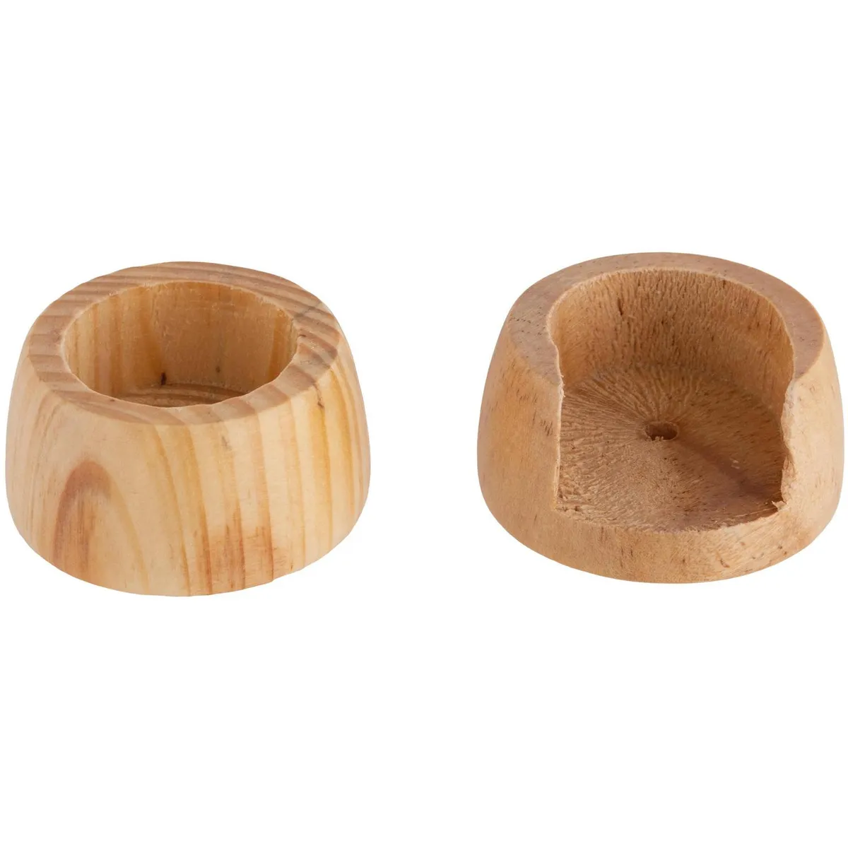 Set de soportes para barra de cortina 28 mm 2 unidades natural, marca JUST HOME COLLECTION - Foto Principal
