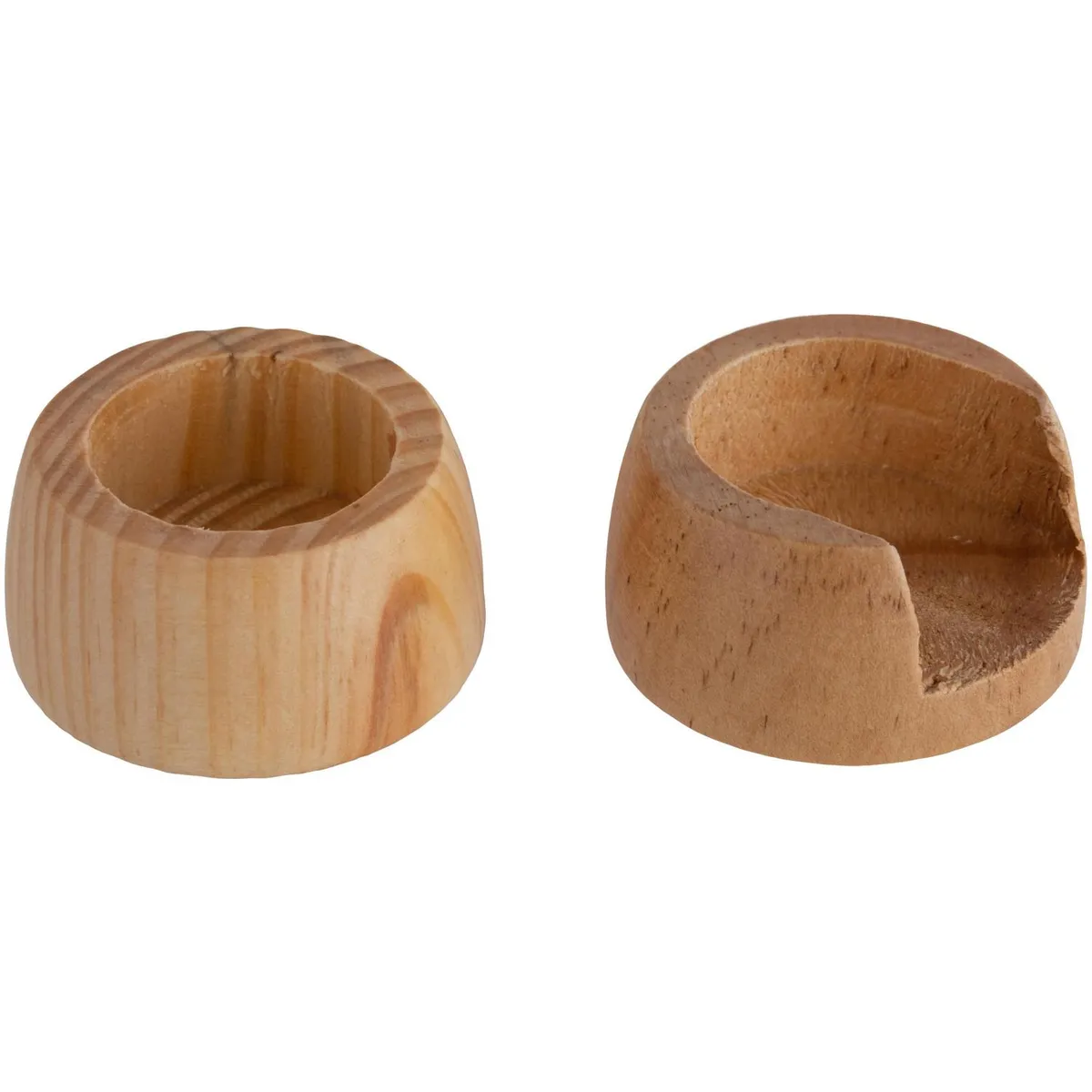 Set de soportes para barra de cortina 28 mm 2 unidades natural, marca JUST HOME COLLECTION - Foto 2