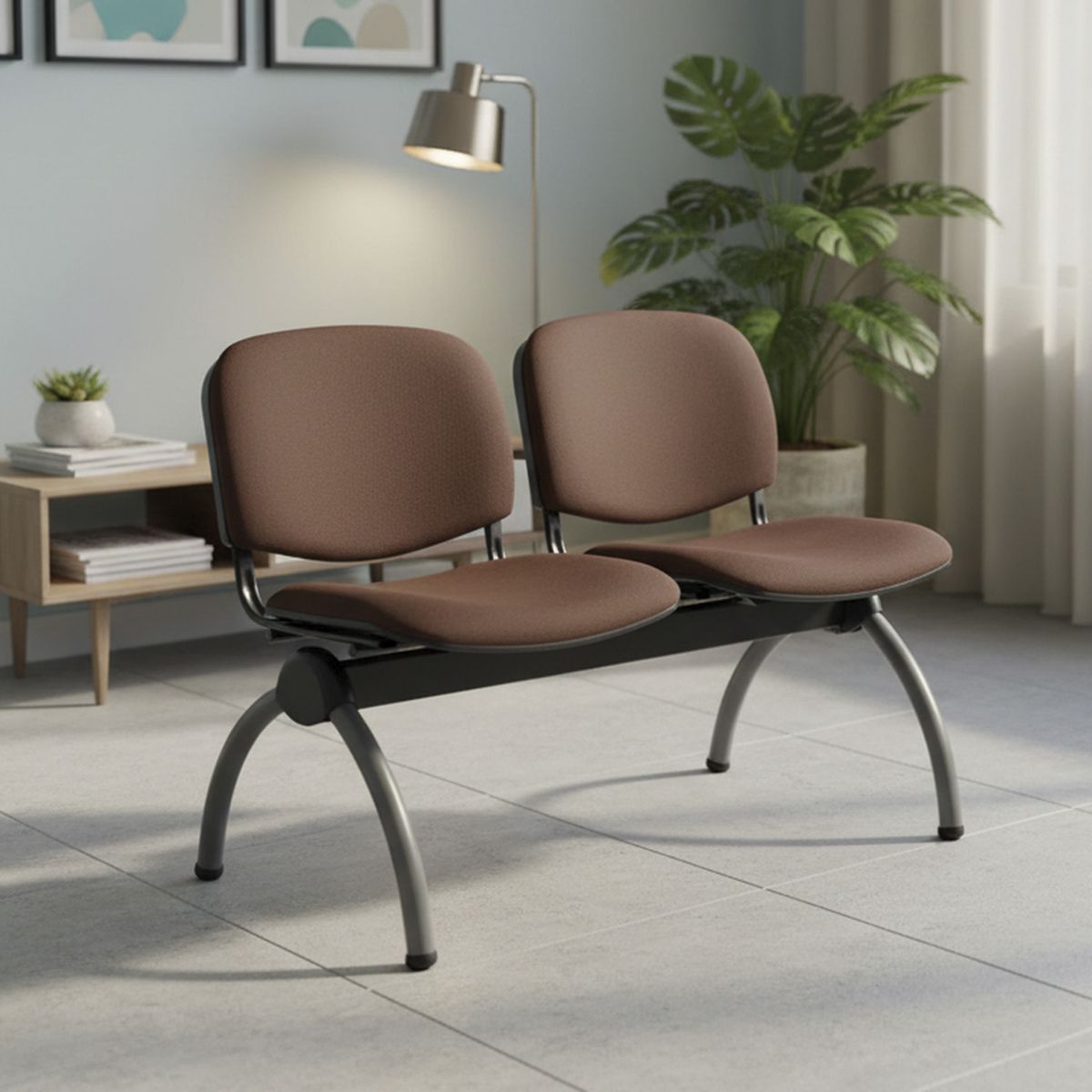 BASFLEX - Banqueta Visita Iso 2 asientos 78x100x64 cm