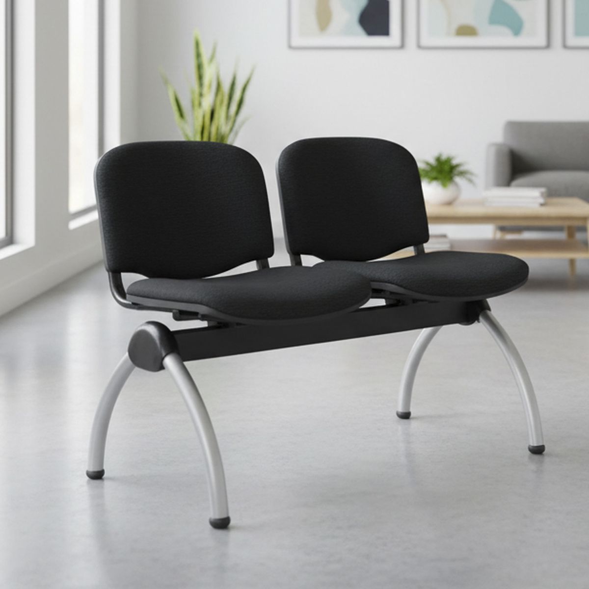 BASFLEX - Banqueta Visita Iso 2 asientos 78x100x64 cm