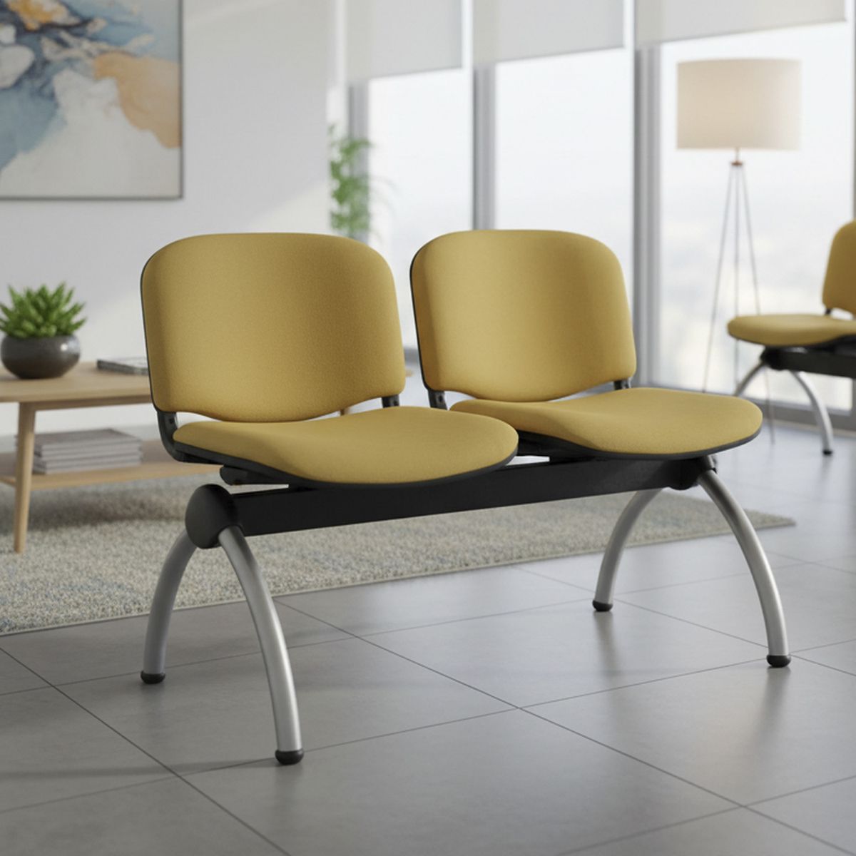 BASFLEX - Banqueta Visita Iso 2 asientos 78x100x64 cm