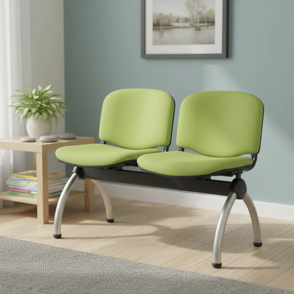 BASFLEX - Banqueta Visita Iso 2 asientos 78x100x64 cm