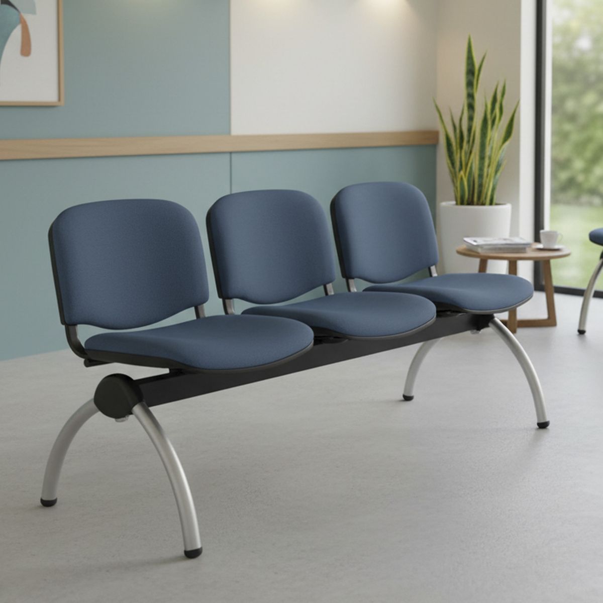 BASFLEX - Banqueta 3 Asientos Visita Iso78x64x150 cm