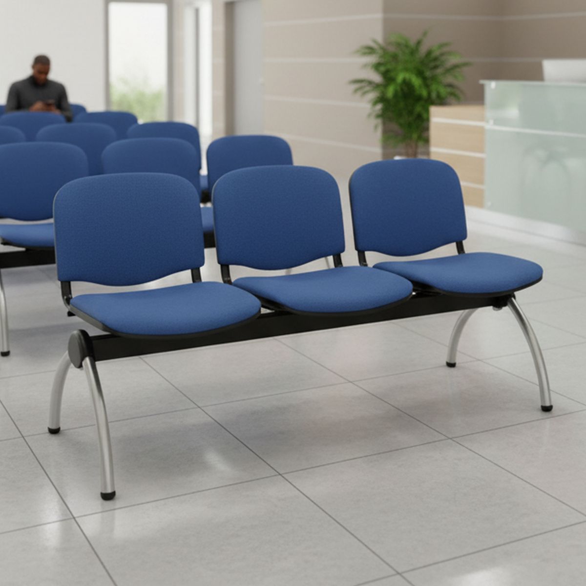 BASFLEX - Banqueta 3 Asientos Visita Iso78x64x150 cm