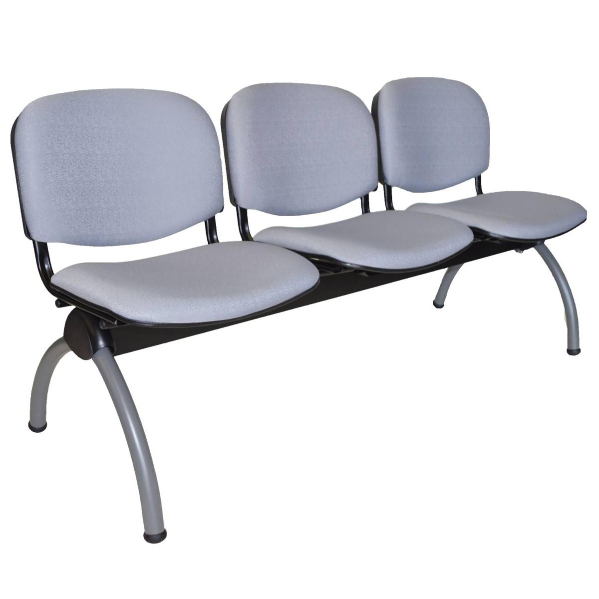 BASFLEX - Banqueta 3 Asientos Visita Iso Gris