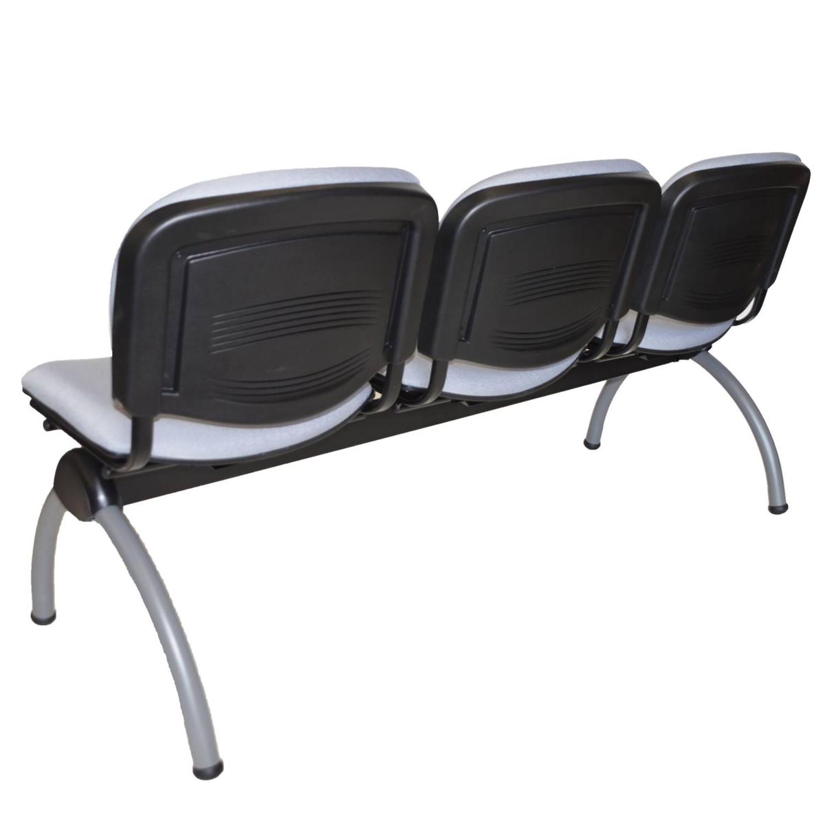 BASFLEX - Banqueta 3 Asientos Visita Iso Gris