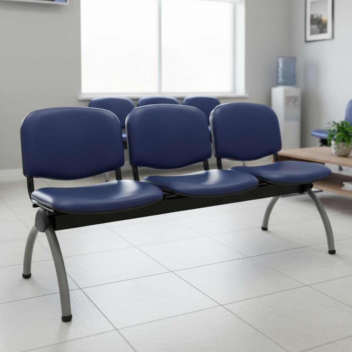 BASFLEX - Banqueta 3 Asientos Visita Iso78x64x150 cm