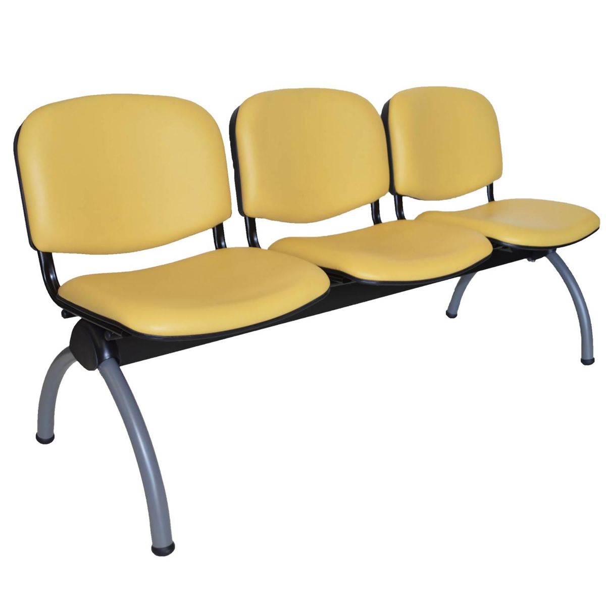 BASFLEX - Banqueta 3 Asientos Visita Iso Gris