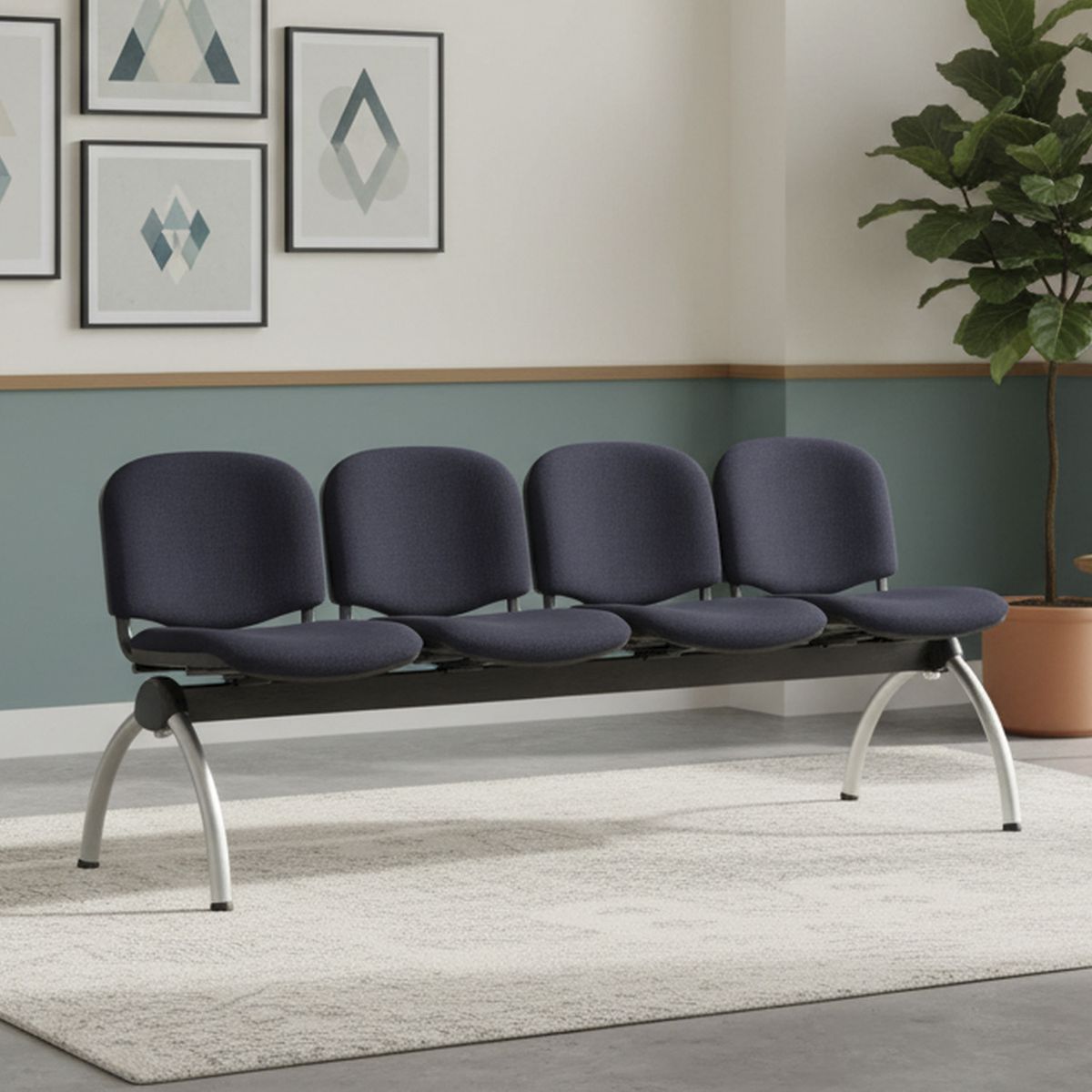 BASFLEX - Banqueta Visita Iso Negro