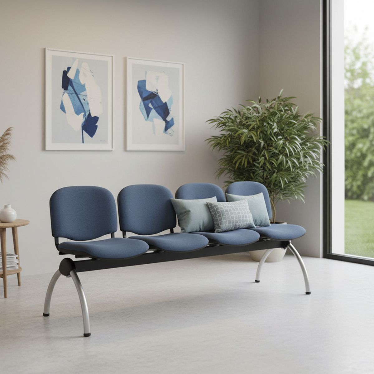 BASFLEX - Banqueta 4 Asientos Visita Iso Renna