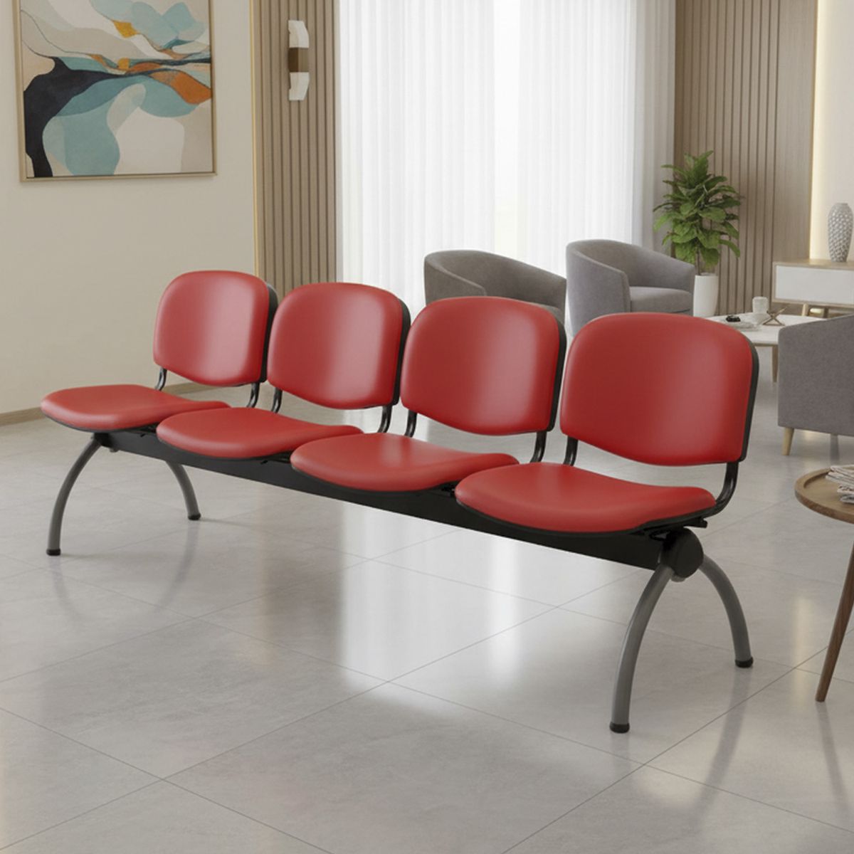 BASFLEX - Banqueta 4 Asientos Visita Iso Renna