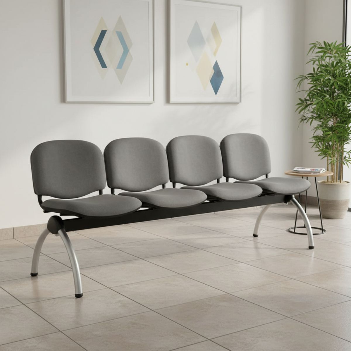 BASFLEX - Banqueta 4 Asientos Visita Iso Renna