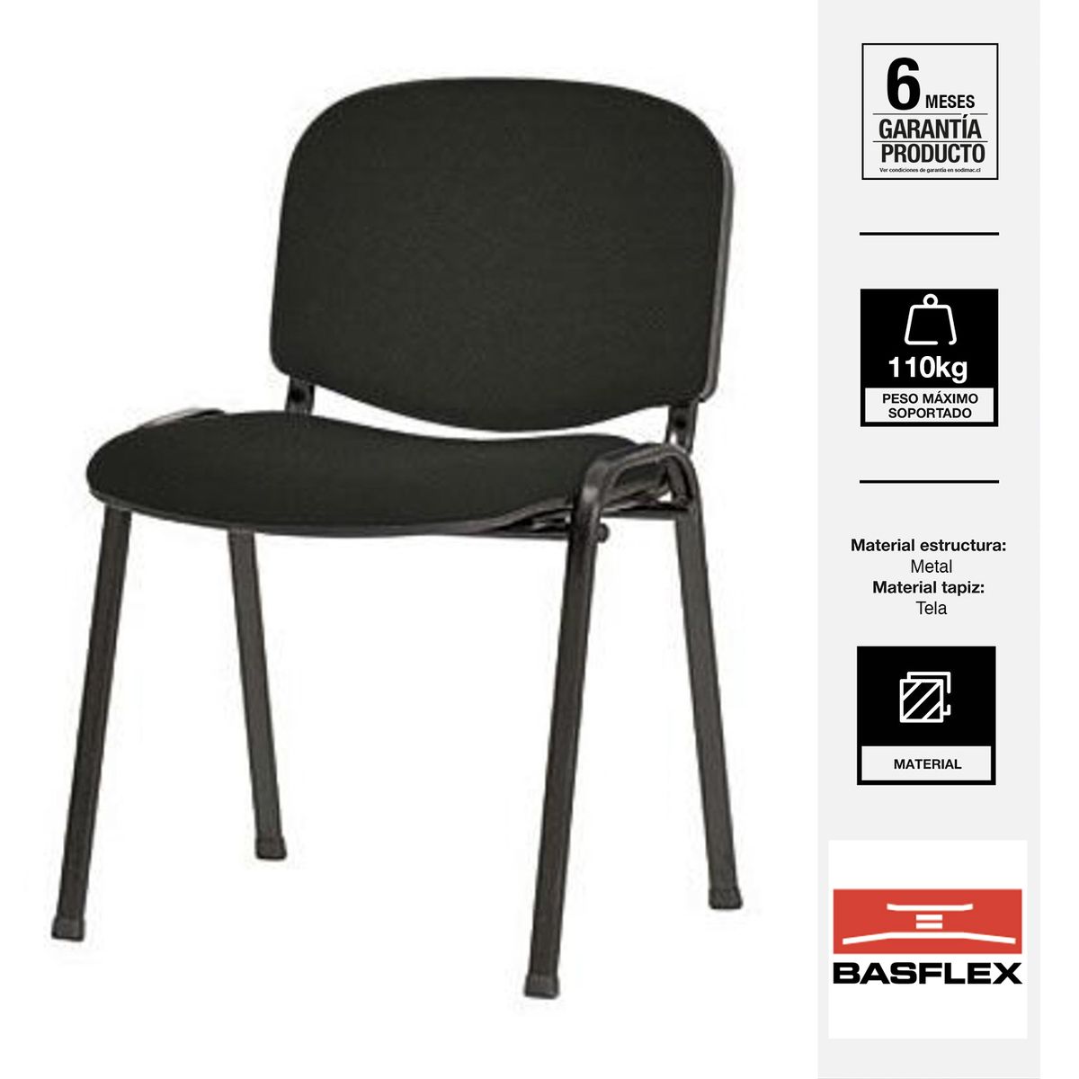 BASFLEX - Silla Visita 1406272-1 Azul