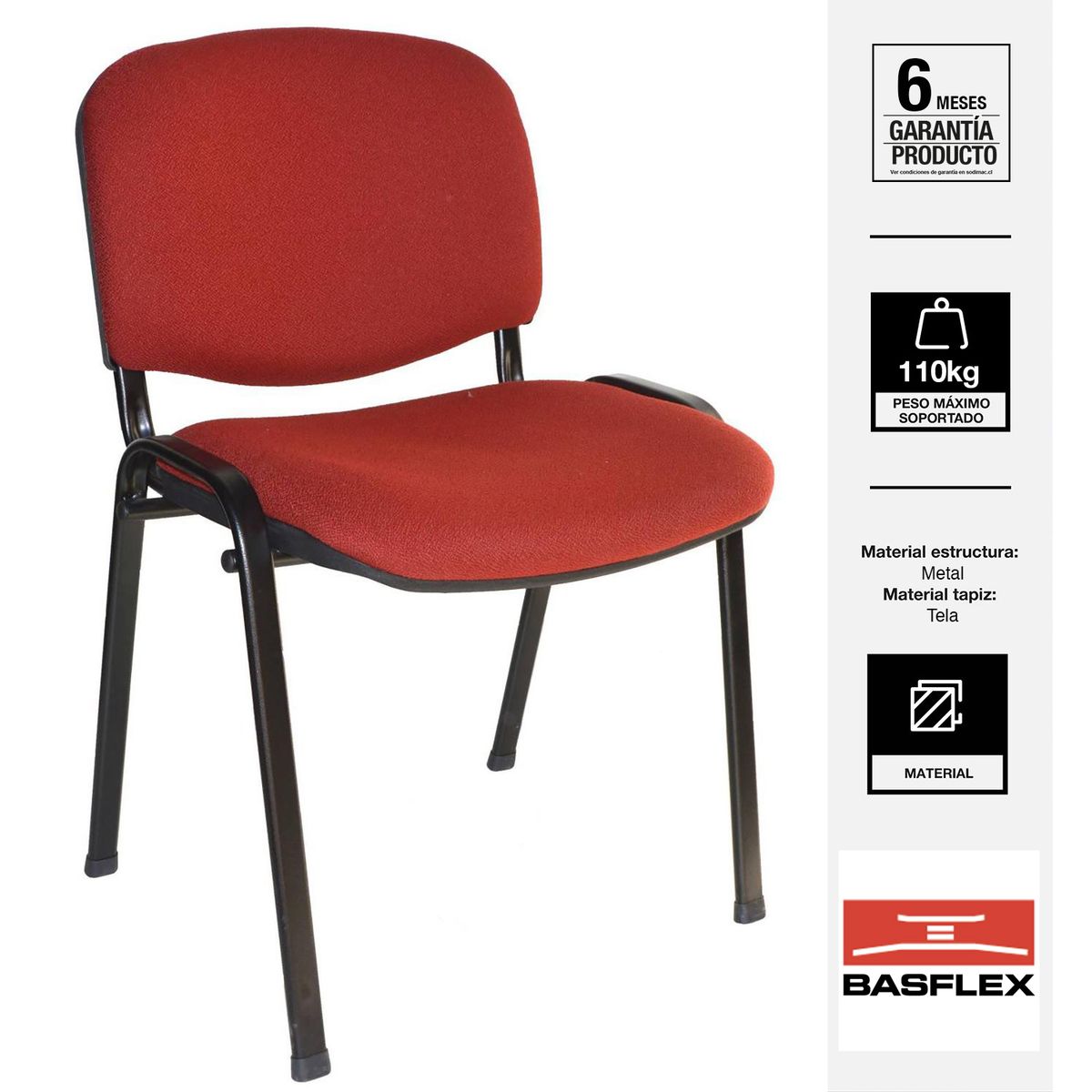 BASFLEX - Silla Visita 1406272-1 Azul